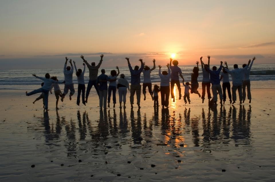 group-picture-sunset