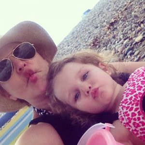 Holly at the beach