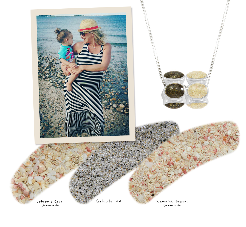 gift memories of beach sand jewelry