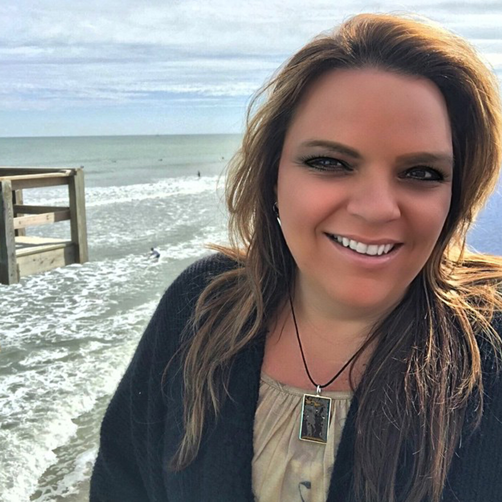 Carole at the Beach
