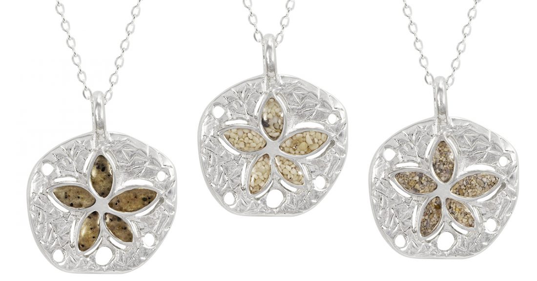 Petite Natural Sand Dollar Necklace - Unique Jewelry