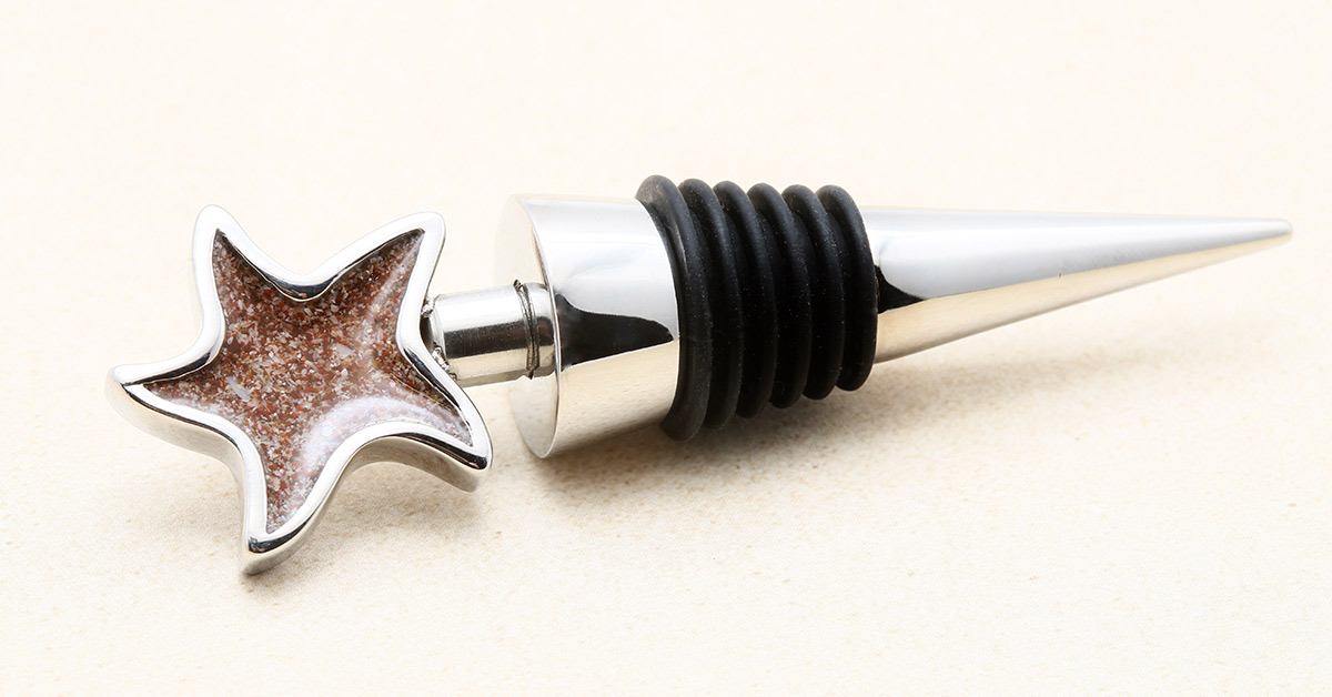  destination wedding gift wine stopper