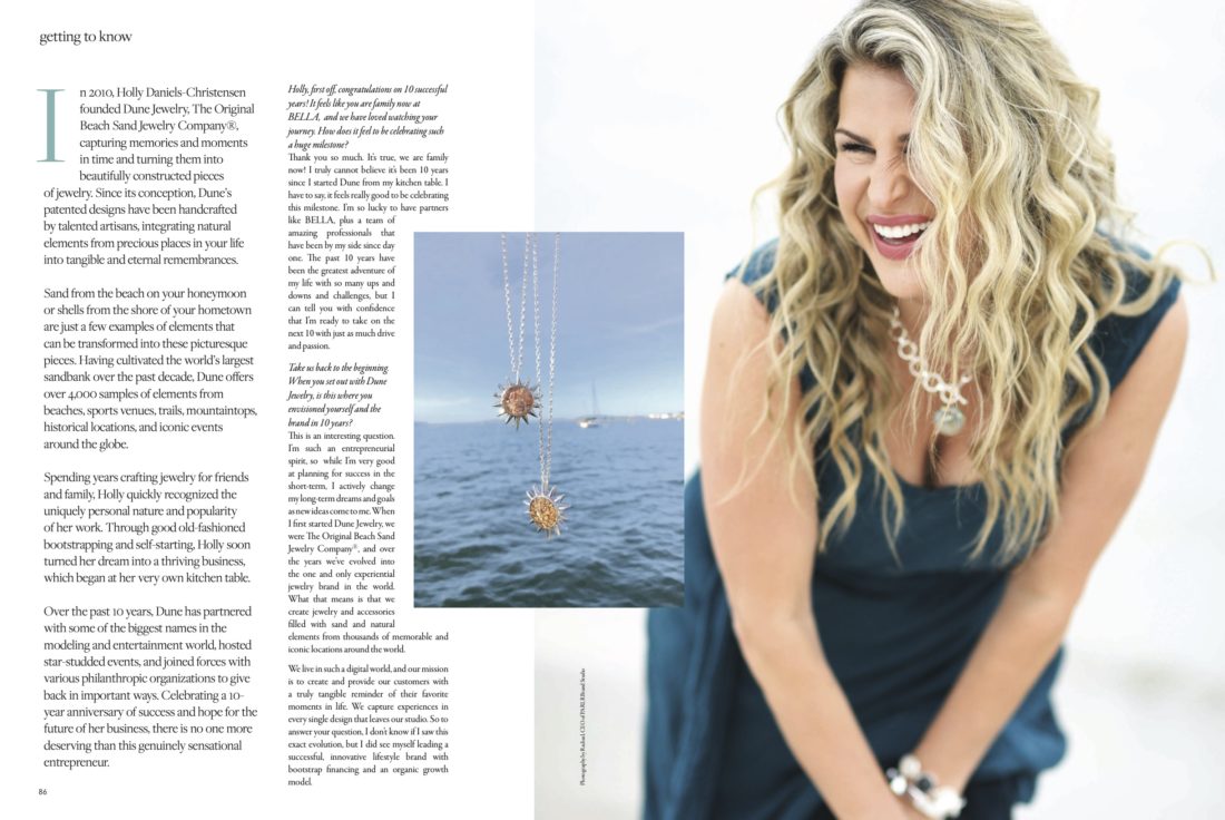 the fashion issue Bella magazine