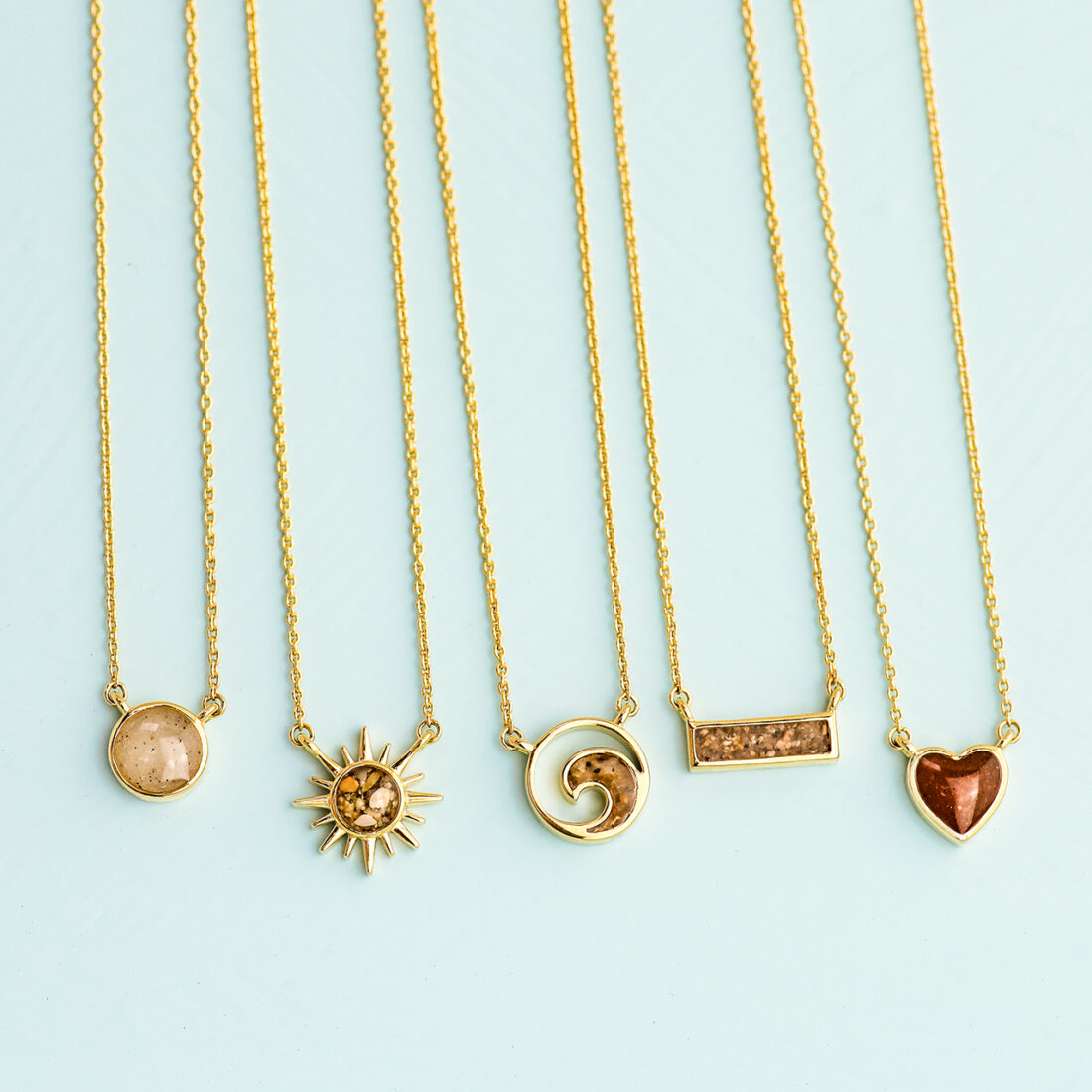 Demi-fine jewelry personalized travel necklace