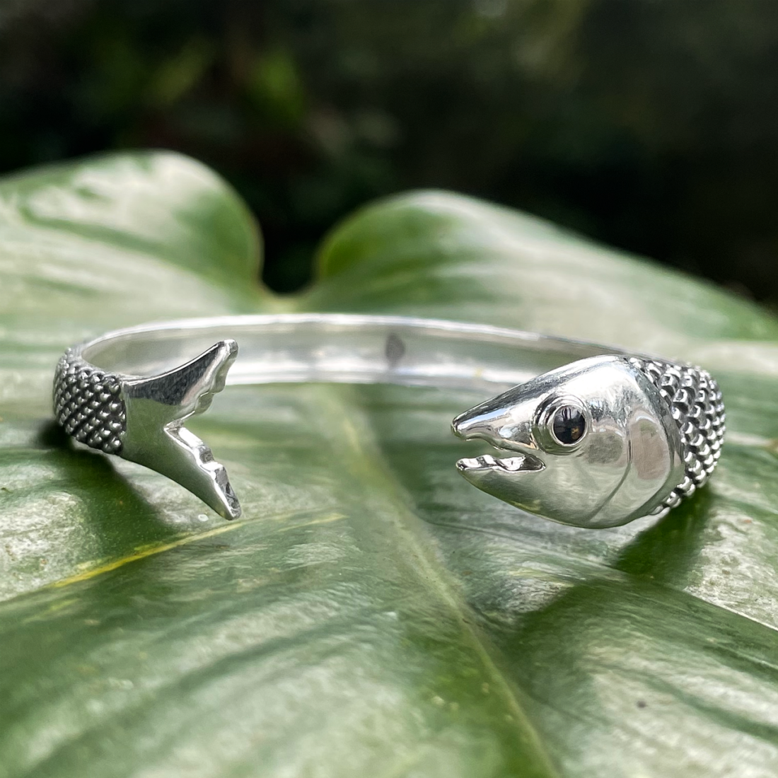sterling silver fish bracelets
