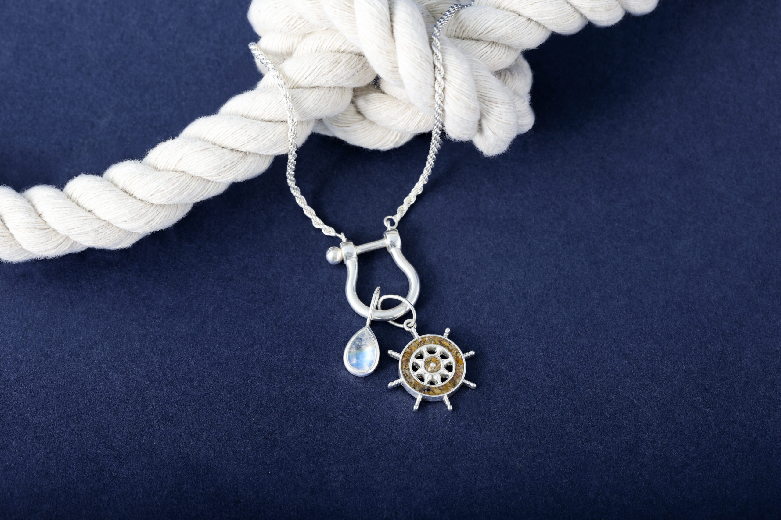 Captain Kate new nautical and celestial sterling silver and gold jewelry collection with Dune Jewelry.