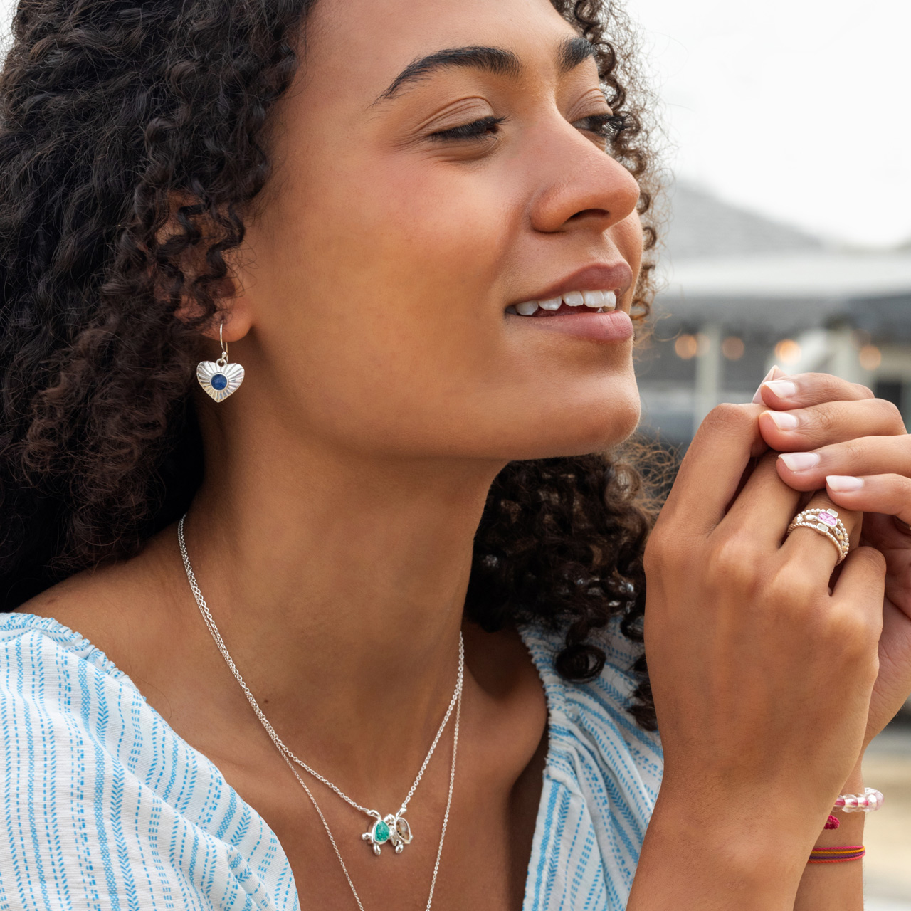 Valentine's Day jewelry and love-inspired earrings featured on this Valentine's Day Gift Guide.