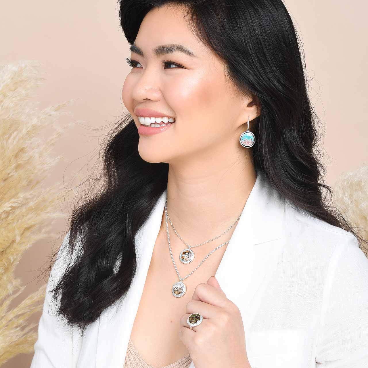 Neptune Necklace - Turquoise Gradient