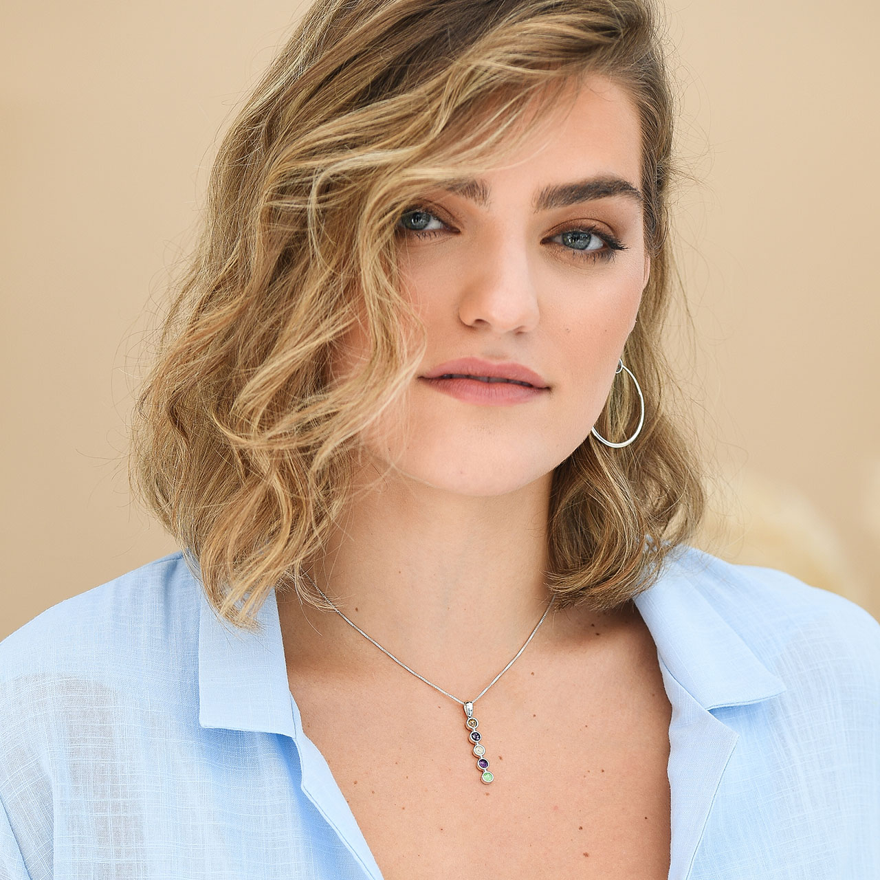 Endless Summer Vertical Bar Necklace