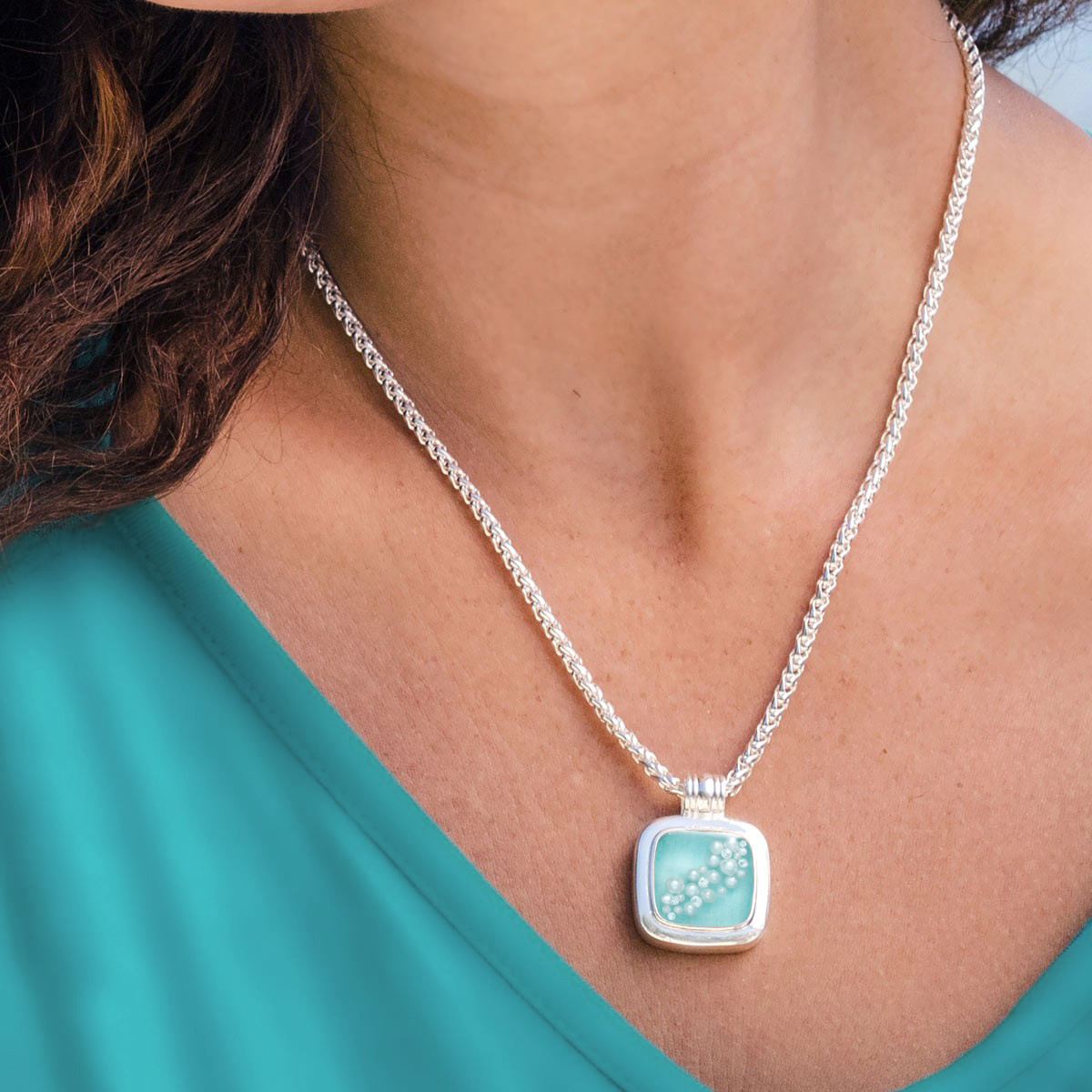 Icon Collection - Cushion Cut Nautical Necklace - Inspired by Audrey