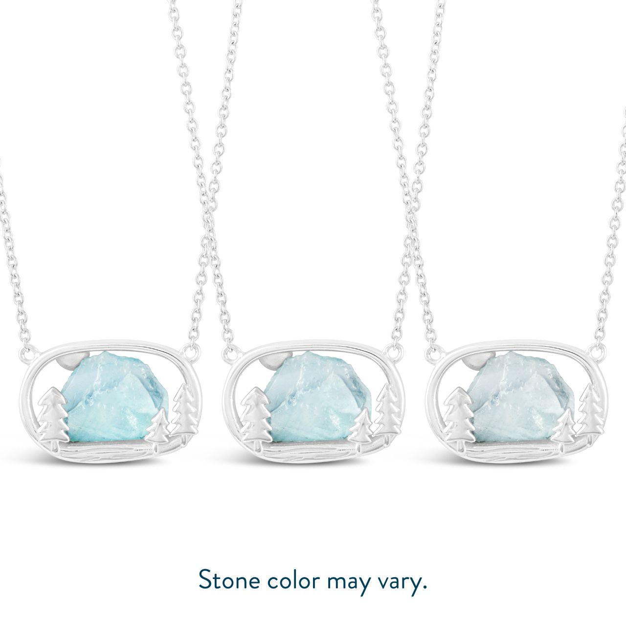 Glacier Gem Forest View Necklace - Aquamarine