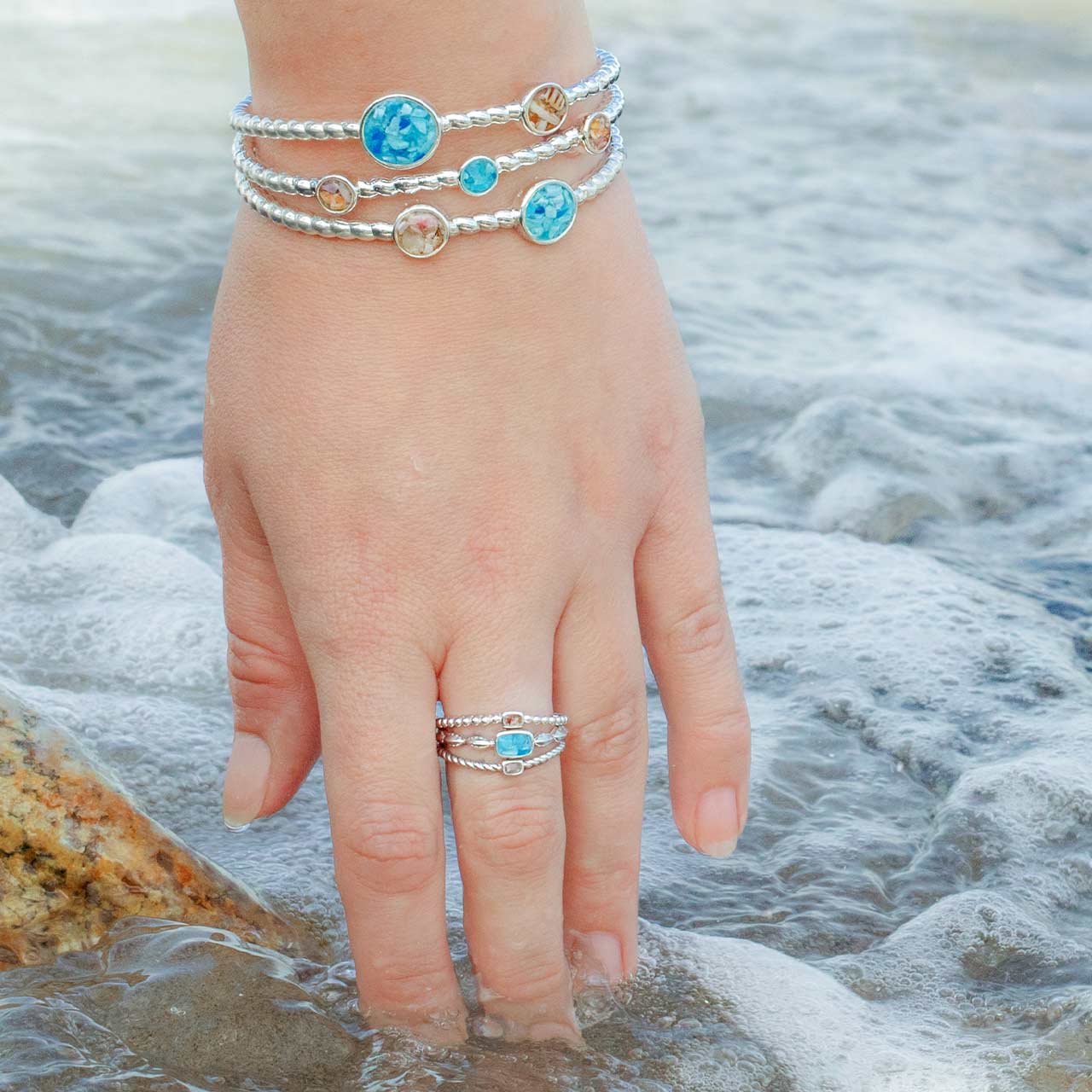 Dune Jewelry x 4ocean - Boho Stack Ring - Hawaii