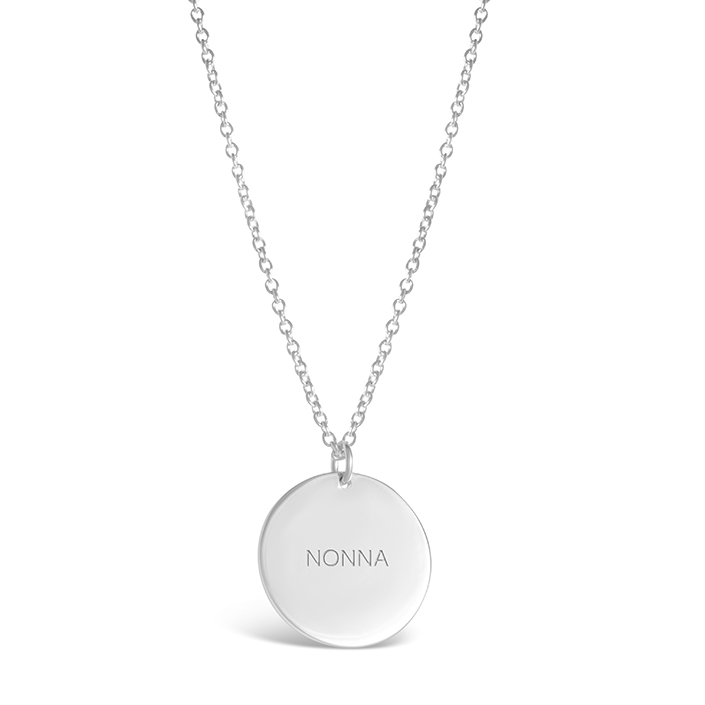 Engravable Necklace - Circle