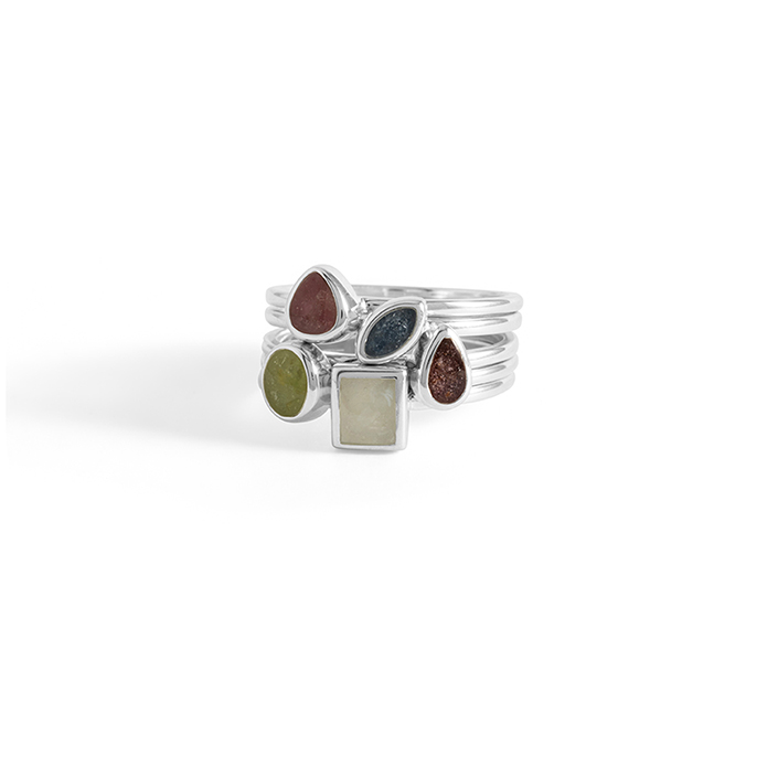 Geometric Stacker Ring - Round