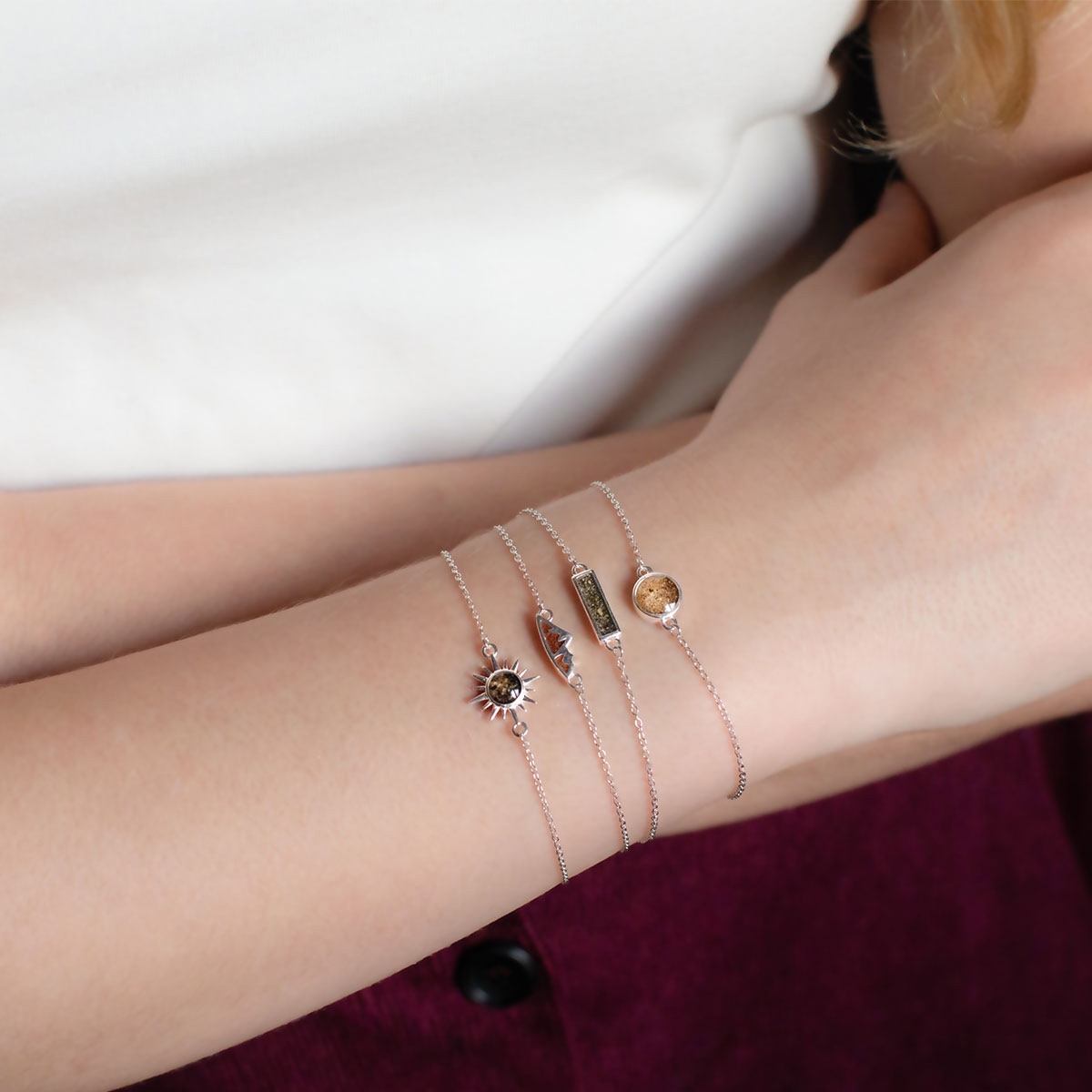 Delicate Dune Mountain Bracelet