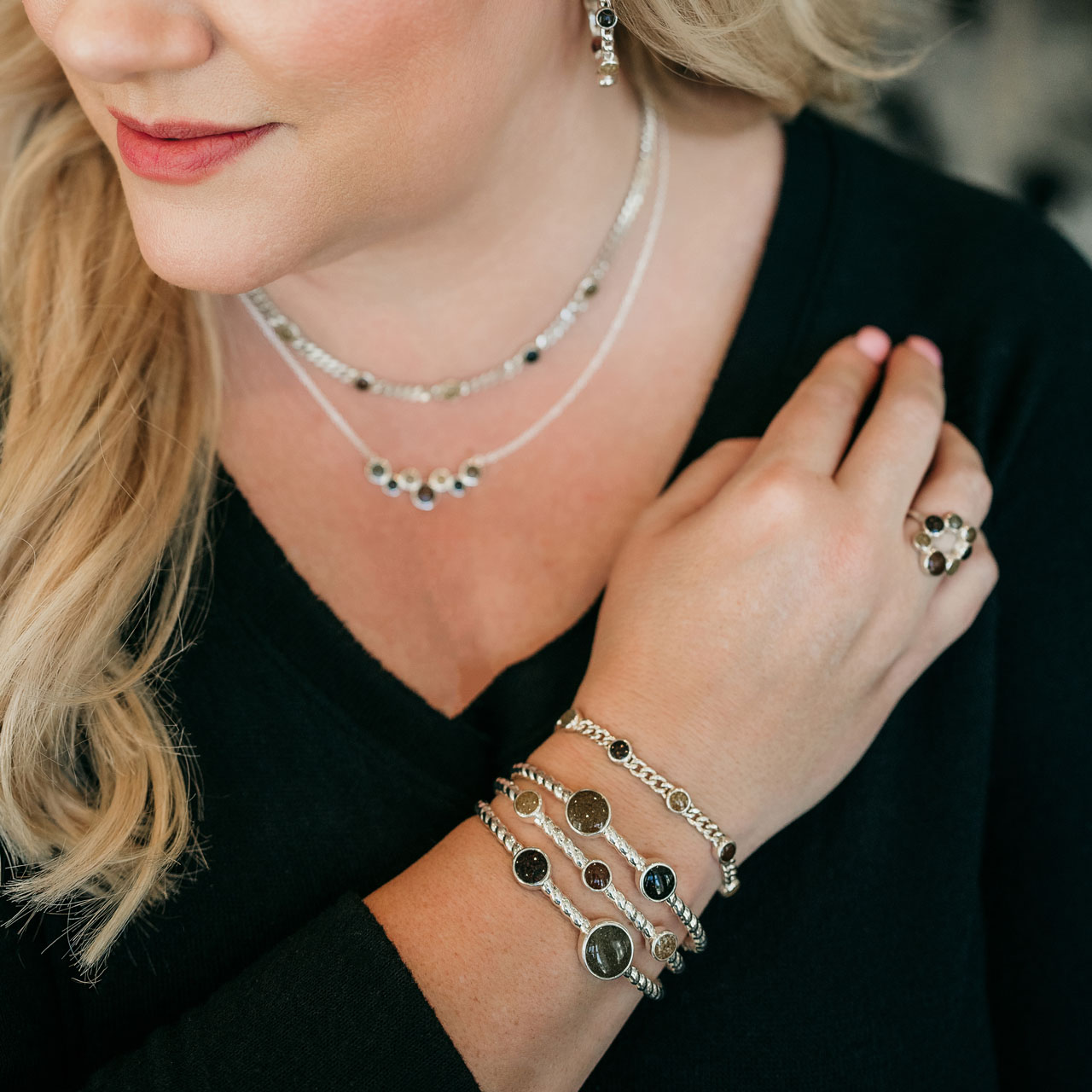 The World Is Yours Bracelet by Christine Kesteloo - Sterling
