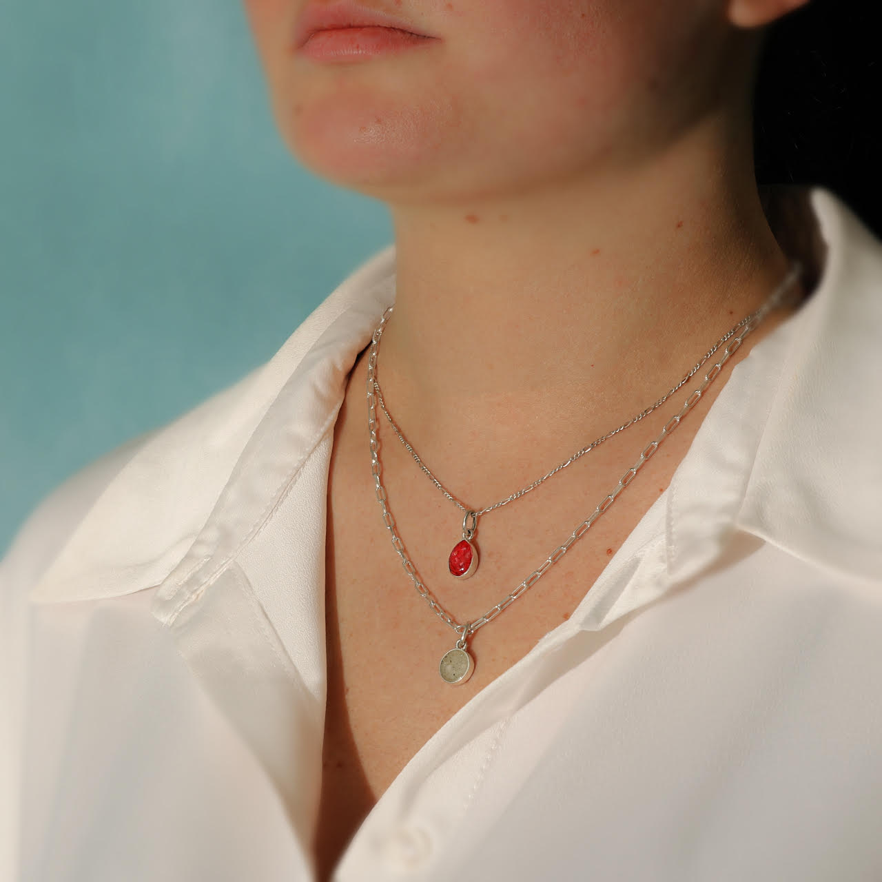 Collectible Travel Treasures™ Teardrop Necklace - 14k Gold Vermeil