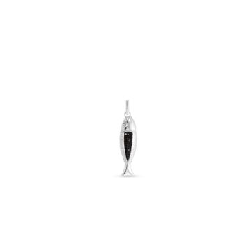 Minnow Pendant - Dune Silver