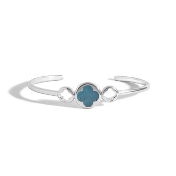 Water Clover Cuff Bracelet