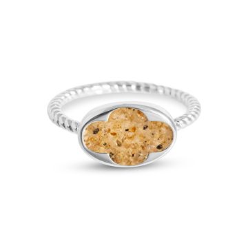 Water Clover Rope Ring by Christine Kesteloo
