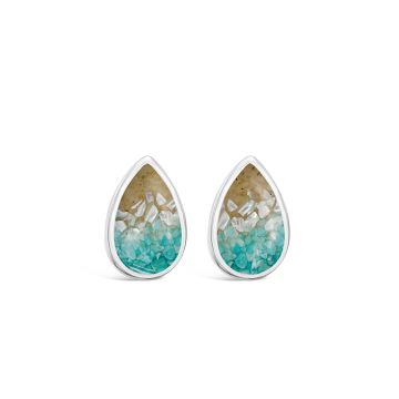 BC - Teardrop Stud Earrings - Ocean Gradient