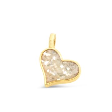 Gold Beach Charm - Heart | The Original Beach Sand Jewelry Co. | Dune Jewelry
