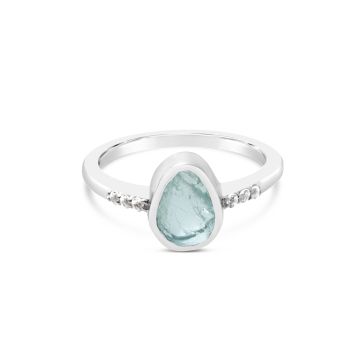 Blue Lagoon Aquamarine Ring