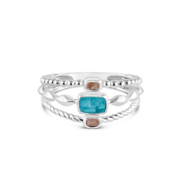 Dune Jewelry x 4ocean - Boho Stack Ring - Hawaii