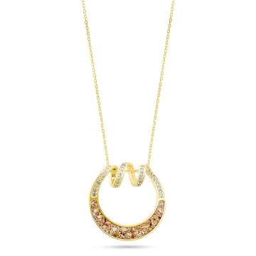 Diamond Spindrift Necklace - 14k Yellow Gold
