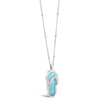 Flip Flop Necklace Larimar