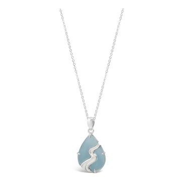 Glacier Gem Arctic River Necklace - Aquamarine