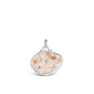 Lagoon Pendant - Dune Silver