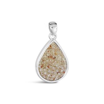 Large Teardrop Pendant - Diamond Gradient
