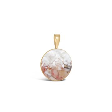 Marina Pendant - Dune Gold - Mother of Pearl Gradient - Pendant