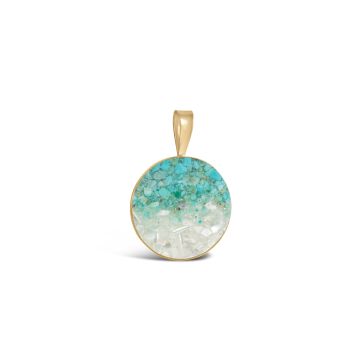 Marina Pendant - Dune Gold - Turquoise Gradient - Pendant