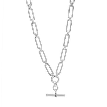 Mi Tesoro - Paper Clip Link Necklace Silver