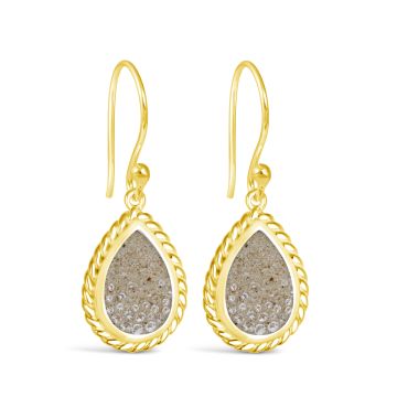 Modern Mermaid Earrings by Captain Kate - 14k Gold Vermeil - Diamond Gradient