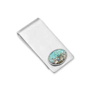 Money Clip - Turquoise Gradient