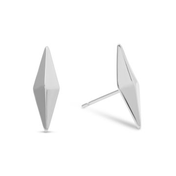 Mi Tesoro - Rivet Stud Earrings - Silver