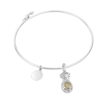 Beach Bangle - Pineapple | The Original Beach Sand Jewelry Co. | Dune Jewelry