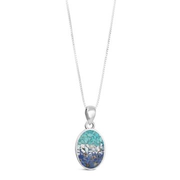 Sandrop Necklace - Dune Silver - Ocean Gradient