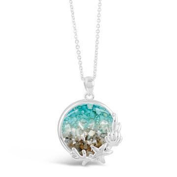 Seaside Necklace - Dune Silver - Ocean Gradient