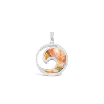 Wave Charm - Dune Silver