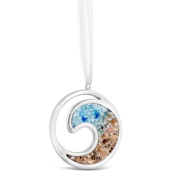Dune Jewelry x 4ocean - Wave Ornament - Hawaii Gradient