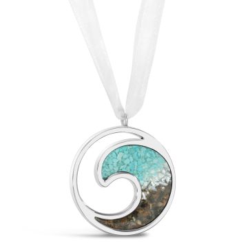 Wave Ornament - Ocean Gradient
