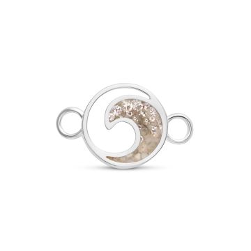 Centerpiece Wave Charm - Diamond Gradient