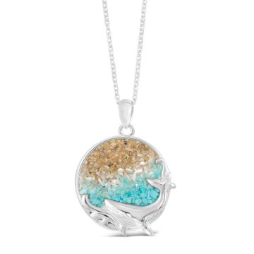 BC - Whale Necklace - Ocean Gradient