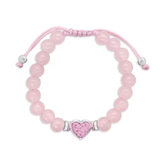 Dune Jewelry x 4ocean Breast Cancer Awareness Beaded Bracelet - Rose Quartz