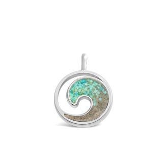 Beach Charm - Wave - Turquoise Gradient