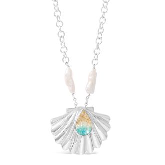 Coastal Shell Necklace - Ocean Gradient